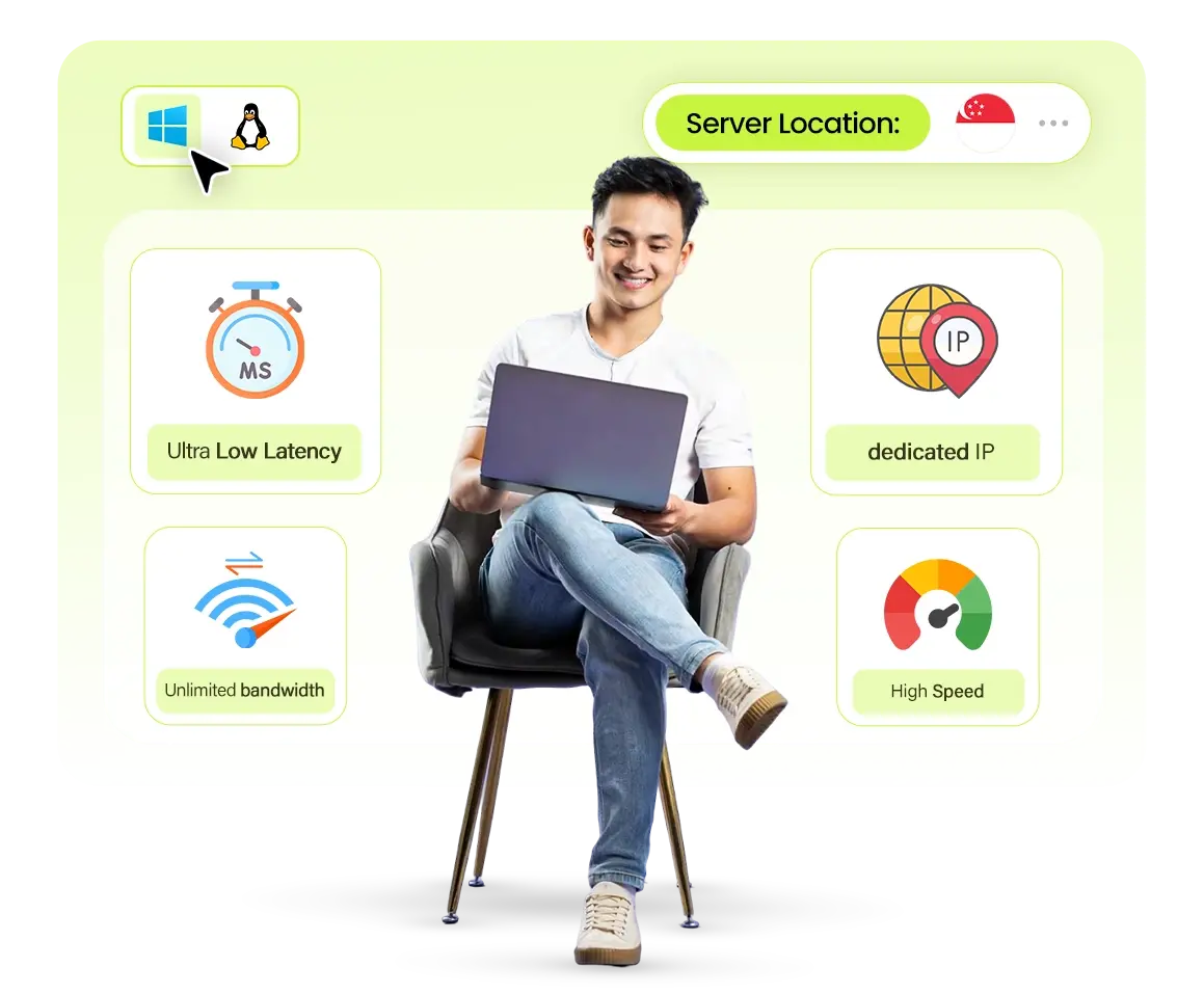Buy RDP Servers With a Dedicated Singapore IP, Live in 47 Seconds | QloudRdp