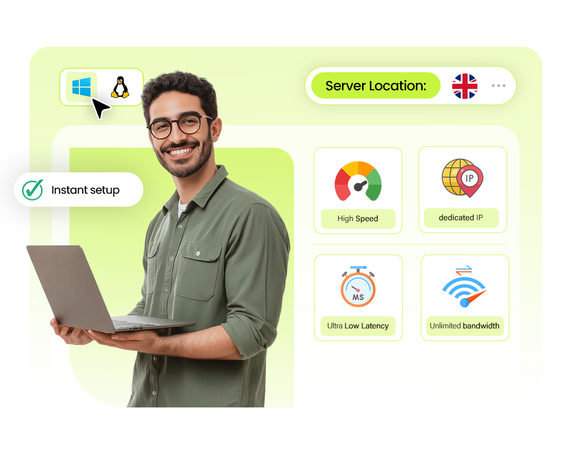 Buy UK RDP Servers With a Dedicated London IP | QloudRdp